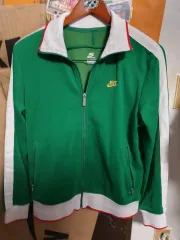 NIKE(ナイキ) ジャージ ジャケット large₍ラージ) グリーン ゴルフ M 半袖Tシャツ 襟付きTシャツ ポロシャツ ビンテージ レア