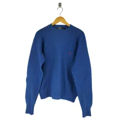 ポロバイラルフローレン Polo by RALPH LAUREN 90s ウールクルーネックニット メンズ JPN：L 