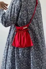 【新品】パラコード巾着クロスボディバッグ｜サコッシュ