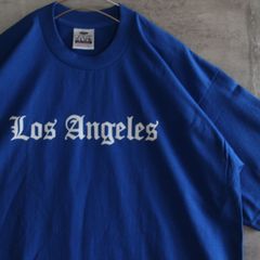 【LA直輸入】PRO CLUB "Los Angeles" BLUE 6.5oz HEAVYWEIGHT TEE XL～3XLT プロクラブ