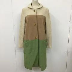 bulle de savon ビュル デ サボン コート 03-01-CO-041-13-2 ウール 丸襟 ロング丈のサムネイル