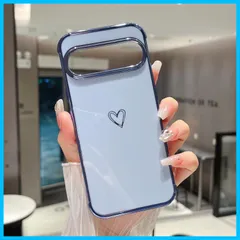 【在庫処分】Google Pixel 9 用 ハートケース ZTOFERA Pixel 9 Pro ケース 柔軟な TPU シリコン メッキ加工 ソフト 軽量 耐衝撃 おしゃれ 韓国 可愛い グーグル ピクセル 9/9 Pro ケース 携帯カバー 女性 心パタのサムネイル