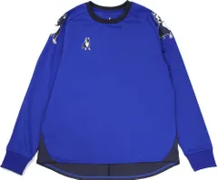 美品】サッカージャンキー 中綿 昇華 ピステ ジャケット L 青