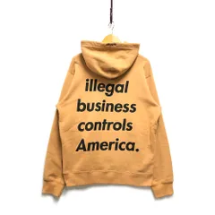 Supreme シュプリーム パーカー サイズ:XL 18SS メッセージロゴ スウェット パーカー Illegal Business Hooded Sweatshirt アッシュグレー トップス フーデッド スウェットシャツ フーディー 【メンズ】