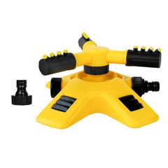 【特価セール】芝生スプリンクラ 回転式 自動散水器 360度水が撒ける 散水範囲8~10m 複数台接続使用