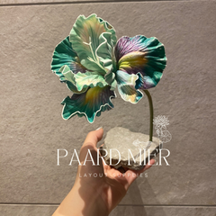 【A-2】エメラルドグリーン  ハイクオリティフラワー 爬虫類 両生類 レイアウト