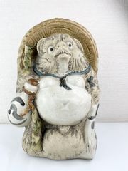【希少】信楽焼　白たぬき　狸庵　骨董　アンティーク　ヴィンテージ　昭和レトロ byh4vgbJEotZvk2ALosgt3.jpg@jpg