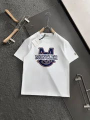 【今日特価】MON 2025SS 最新款 円領ショートスリーブ T シャツ