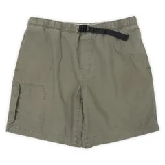 コロンビア Columbia 90s 90年代 コットン クライミングショーツ 珍品 旧タグ アウトドア USA アメリカ ヴィンテージ 古着 メンズ ショートパンツ オリーブ / カーキ L【中古】