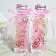 Saleハーバリウム　2本セット♡桜　お祝い　プレゼント　インテリア雑貨　ギフト