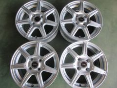 送料込み！　ブリジストン　トップラン　14インチ　5.5J　100　4H　+45　アルミホイール4枚セット
