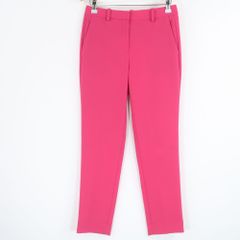 美品 Theory セオリー パンツ 1点 XX0 XSサイズ相当 トリアセテート他 スラックス テーパードパンツ パープル レディース AD659A18 