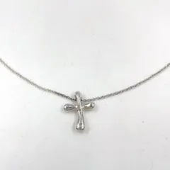 最終値下【美品】Tiffany ミニクロスネックレス シルバー925 最終値下【美品】Tiffany ミニクロスネックレス シルバー925