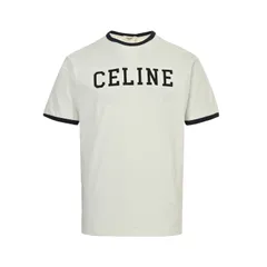 【今日WTO】Celine 25ss フロッキングアルファベットカラーブロック T-TS63
