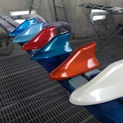 純正色に塗装します/ドルフィンアンテナ/シャークアンテナ/RVR/アウトランザー/SX4/セルボ/エスクード/MRワゴン/バレーノ/シボレーMW 日産車⁄T-1 塗装済 プレミアム シャーク フィン アンテナ⁄ホワイト