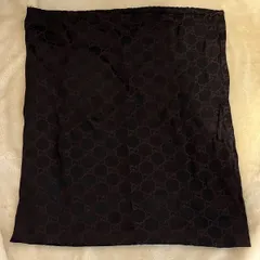 GUCCI 巾着袋 保存袋 布袋 茶 ナイロン グッチ ブラウン