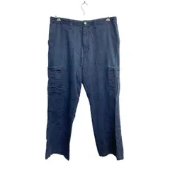 Dickies ワークパンツ W38 ディッキーズ カーゴパンツ ビッグサイズ ネイビー 古着卸 アメリカ仕入 2502-1110