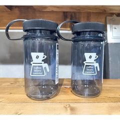 nalgen  コーヒービーンズ キャニスター100g（0.38L）ブラック 2個セット  50%OFF!!  ナルゲンボトル