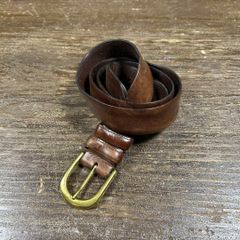 253 claiborne 本革 ヴィンテージレザーベルト サイズ40