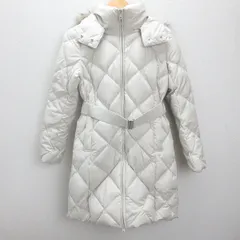 Q■ユニクロ/UNIQLO パウダーソフトダウンコート■ベージュ系【レディースM】LADIES/64【中古】