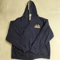 ディズニーランド　ミッキーマウス　フロントジップ　パーカー