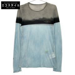beautiful people ビューティフルピープル 1425310024 ライトブルー シアーサーフプリント ジャージークルーネックトップス 38