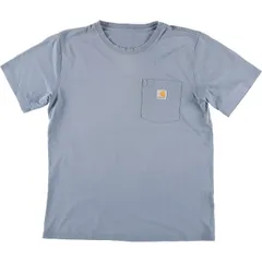 古着 カーハート Carhartt 半袖 ワンポイントロゴポケットTシャツ メンズM相当/eaa432407