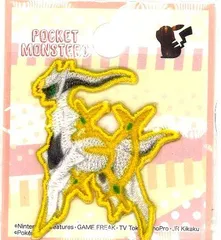 ING-POS-033 シールワッペン ポケットモンスター  アルセウス  アップリケ  （ ポケモン ) （ キャラクターワッペン アップリケ アイロン 刺繍 かわいい おしゃれ マーク キッズ 子供 こども 男の子 女の子 入園 入学 )