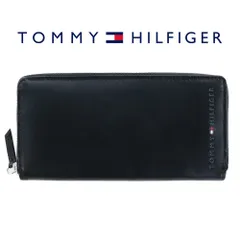 トミーヒルフィガー 財布 長財布 ラウンドファスナー TOMMY HILFIGER WELLESLEY ウェルズリー 31TL13X015 001 BLACK ブラック レザー 本革 ロングウォレット
