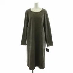 インゲボルグ INGEBORG タグ付き ワンピース ロング 長袖 4 ブラウン A2283UA /NQ ■BM