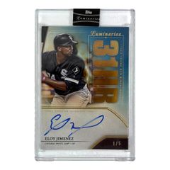未開封品 TOPPS MLBカード LUMINARIES ELOY JIMENEZ CHICAGO WHITE SOX 1/5 #HRK-EJ 送料無料 中古 IT1