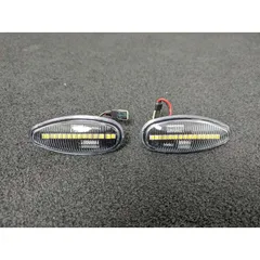 流星ウインカー♪ シーケンシャルウインカー♪ LED サイドマーカー アイミーブ i-MiEV ベースグレード M G X HA3W HA4W HD4W クリア PZ634-3LY