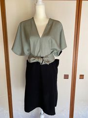 ストール付きベスト