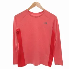 ザノースフェイス THE NORTH FACE ロングスリーブGTDメランジクルー L/S Tシャツ ロンT カットソー プリント 長袖 M フレアオレンジ NTW12096 /FF IBO78