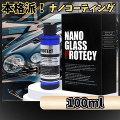 NANO GLASS PROTECYスプレー式ナノコーティング100ml簡単施工・耐久性・撥水性　紫外線や酸性雨保護　光沢輝き実現