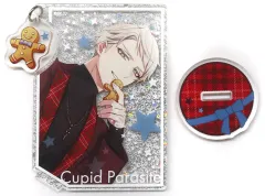 【中古】アクリルスタンド・アクリルパネル シェルビー・スネイル 「OTOMATE LOGBOOK PAGE01.CUPID PARASITE(キューピットパラサイト) ランダムカード型ホリデーピアスラメアクリルスタンド」