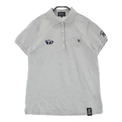 サイズ：2 PEARLY GATES パーリーゲイツ ×OSWALD 半袖ポロシャツ  グレー系 [240101456664] ゴルフウェア レディース ストスト