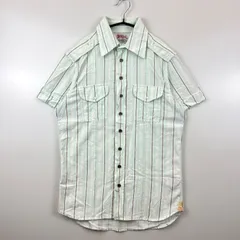 DIESEL 00s y2k chocolate mint S/S shirts M ディーゼル 半袖 シャツ ボタンシャツ ストライプ チョコミント 平成 グランジ