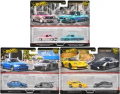 新品 ホットウィール(Hot Wheels) プレミアム 2パック 2024年12月発売3種セット(各1セット) [佐川急便]