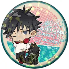 【中古】バッジ・ピンズ 伏黒恵 「呪術廻戦 トレーディングホログラム缶バッジ 夏休みver.」