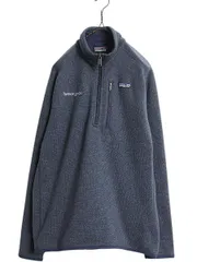 【お得なクーポン配布中!】 パタゴニア ベターセーター ハーフジップ メンズ M 19年製 Patagonia フリース セーター ジャケット プルオーバー ブルゾン ハイネック 紺