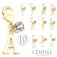 イニシャル パーツ キュービックジルコニア クリスタル イニシャル チャーム バックチャーム バッグ アルファベット ゴールド イニシャルチャーム バッグチャーム パーツ  A E F H K M N R S T Y かわいい マスク チャーム