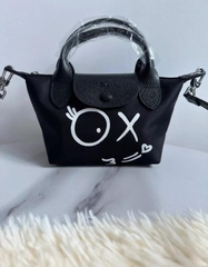 LONGCHAMP 限定コラボ トップ ハンドル  バッグXS  ロシアンレザー