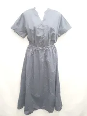 ◇ ⊂ BEAMS HEART ビームスハート 半袖 ロング丈 ワンピース 表記なし ネイビー系 レディース E  【1507100005618】