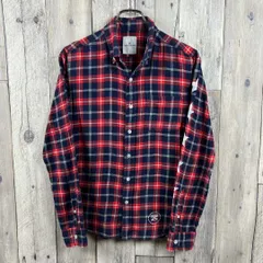 uniform experiment 長袖 ボタンダウン チェック シャツ 1