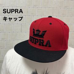 SUPRA  スープラ　キャップ　CAP レッド/ブラック