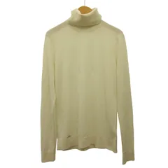 ローレンラルフローレン LAUREN RALPH LAUREN 近年 ニット セーター シルク混 ロゴ 165 約M ベージュ IBO47のサムネイル