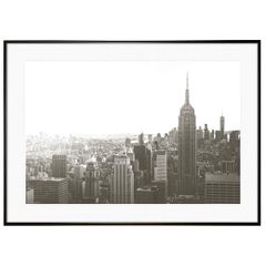 アメリカ写真 ニューヨーク エンパイア・ステート・ビルディング インテリアアートポスター写真額装 AS0576