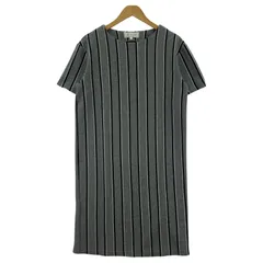Rope Picnic ロペピクニック  ストライプ ニットワンピース size38/グレー