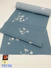 小紋 吉澤友禅 女流書家 矢萩春恵 雪輪に桜 正絹 反物 T9343 - メルカリ